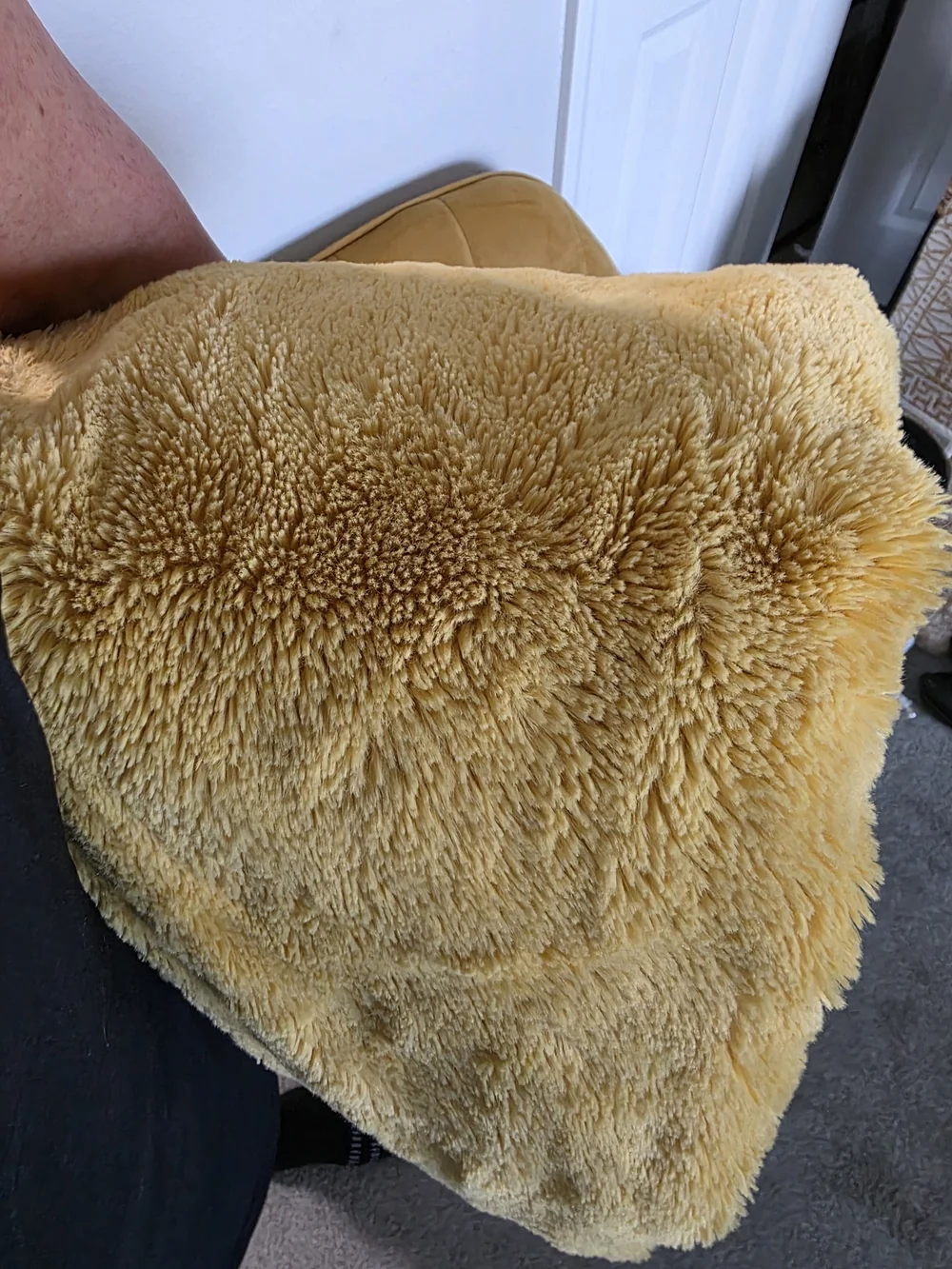 Plush Luxury Throw Blanket – Cream Faux Fur